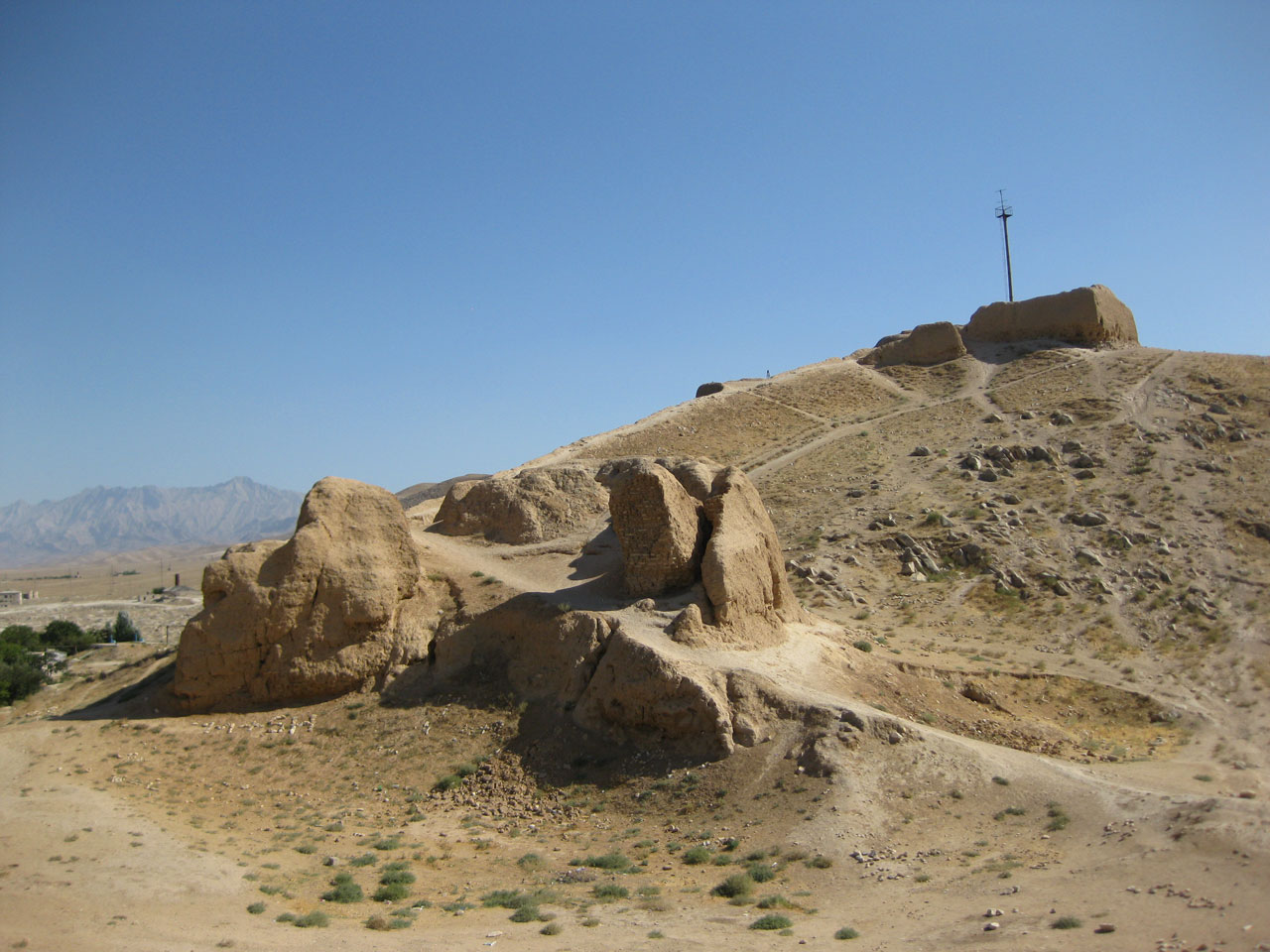 Alexander the Great's fortress in Nurata, Uzbekistan