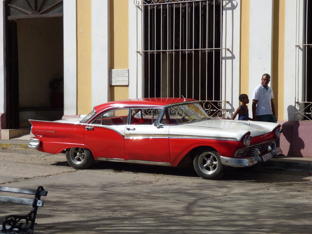 Classic American car in Trinidad, Cuba