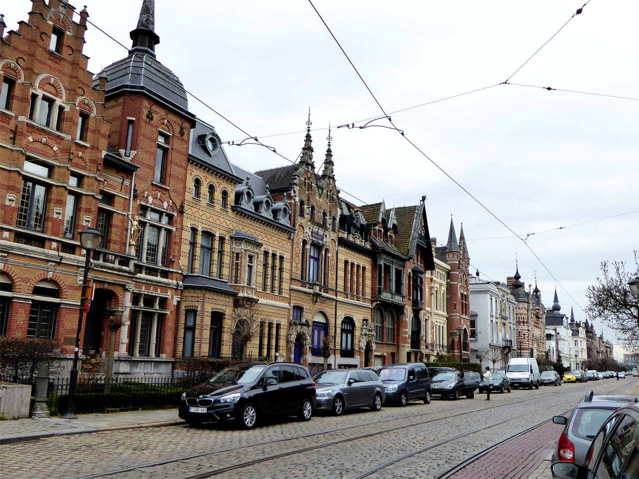 Houses on Cogels-Osylei, Zurenborg, Antwerp