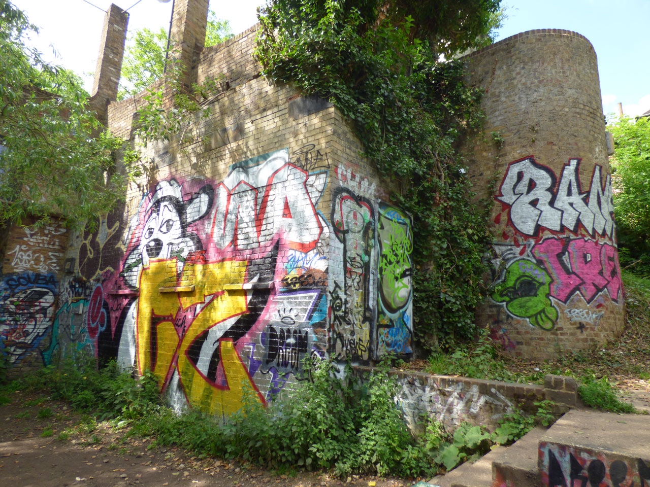 Crouch End abandoned station, Capital Ring Walk, London