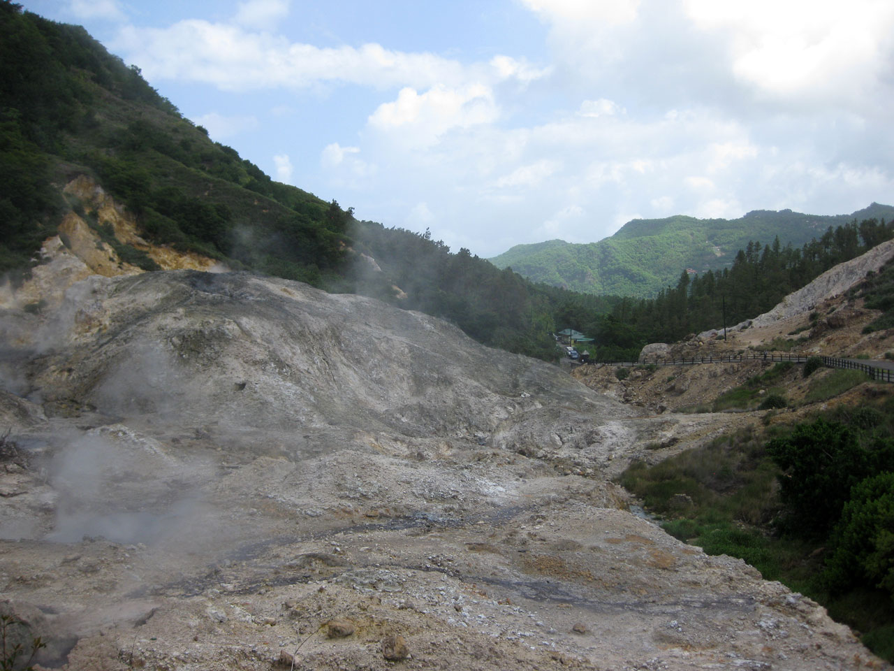 The drive-in volcano, Saint Lucia