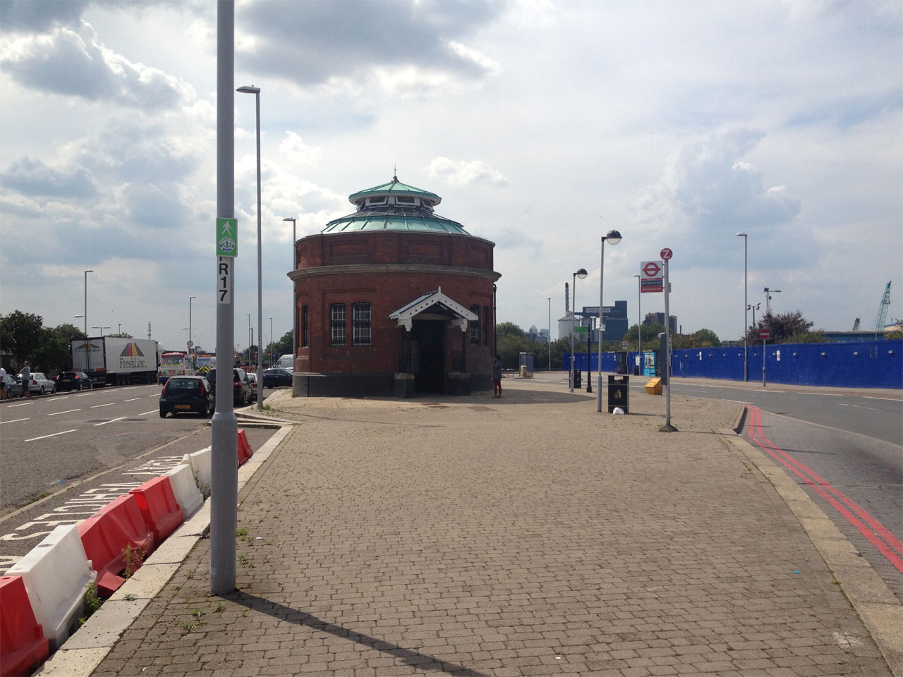 Entrance to the Woolwich foot tunnel, London