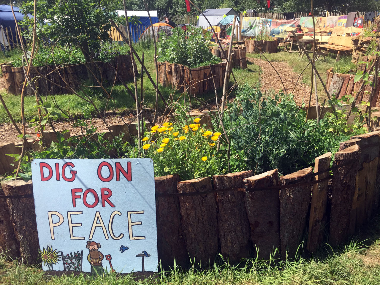 Gardens in the Green Fields, Glastonbury Festival