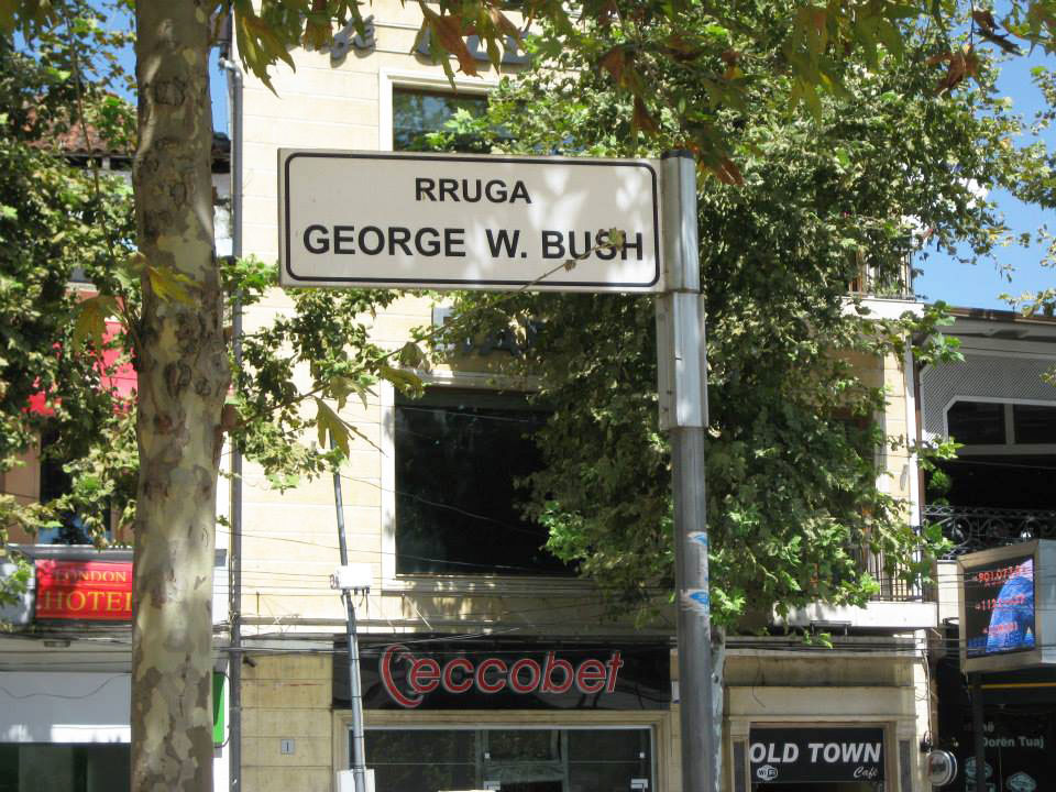 George W. Bush Street, Tirana, Albania