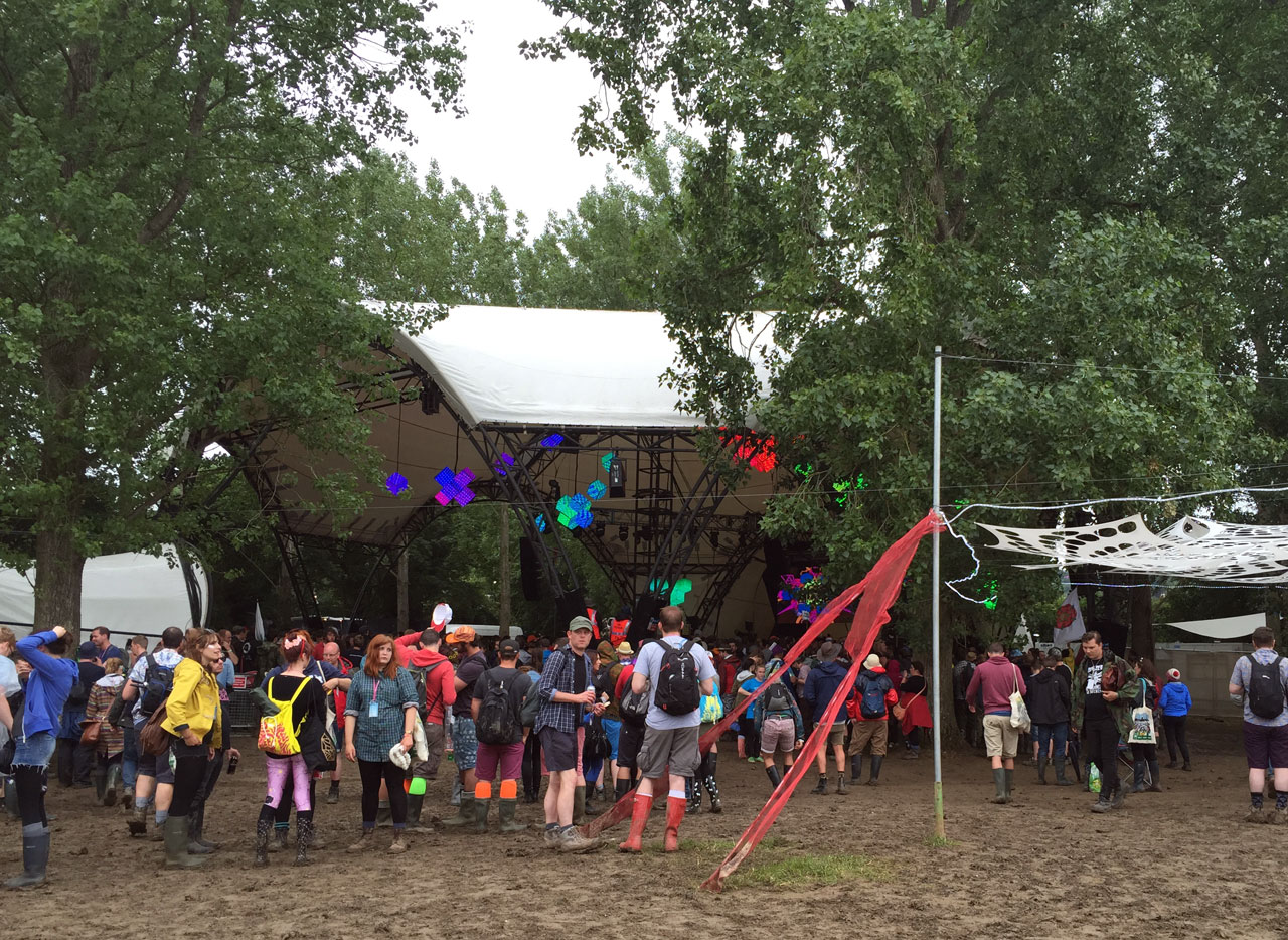 The Glade stage, Glastonbury 2015