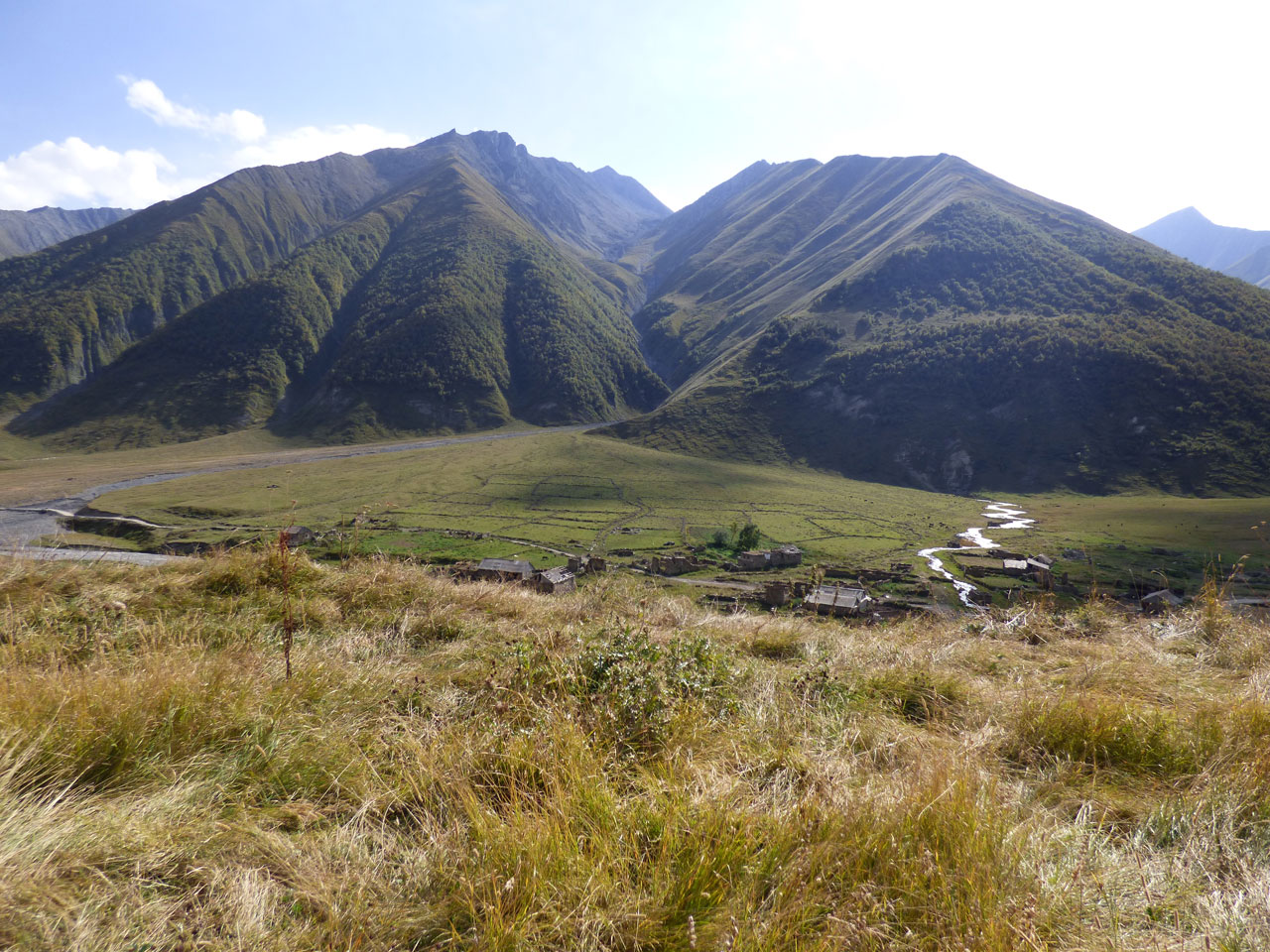 Ketrisi abandoned village in the Truso Valley, Georgia