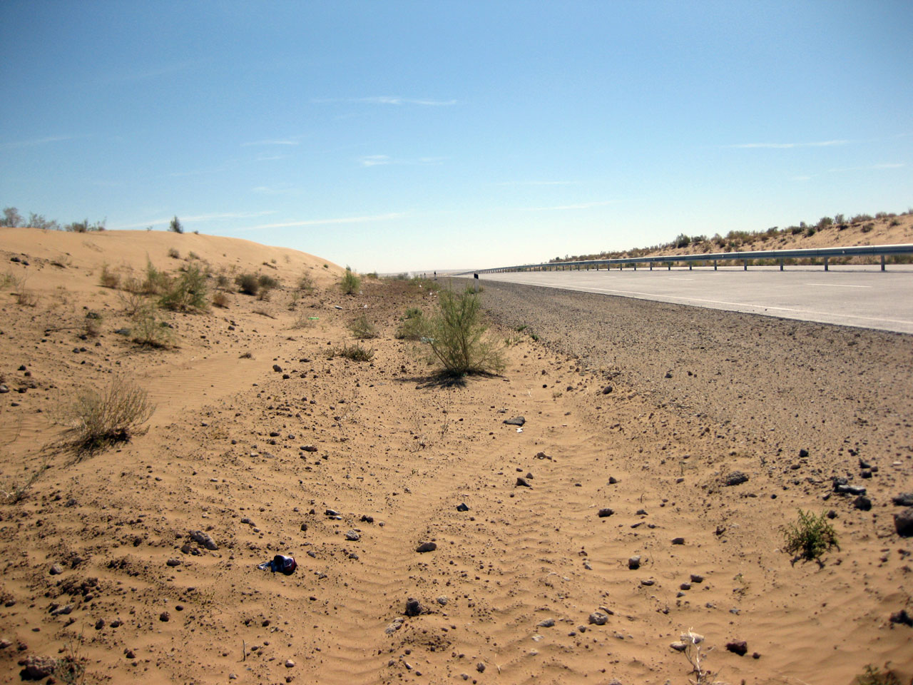 The Kyzylkum Desert, a couple of hours from Khiva