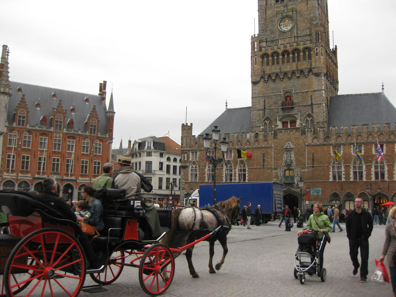 Markt square, Bruges, Belgium