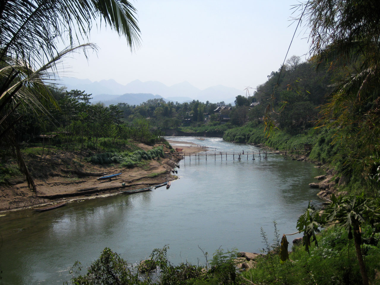 The Nam Khan river, Luang Prabang, Laos