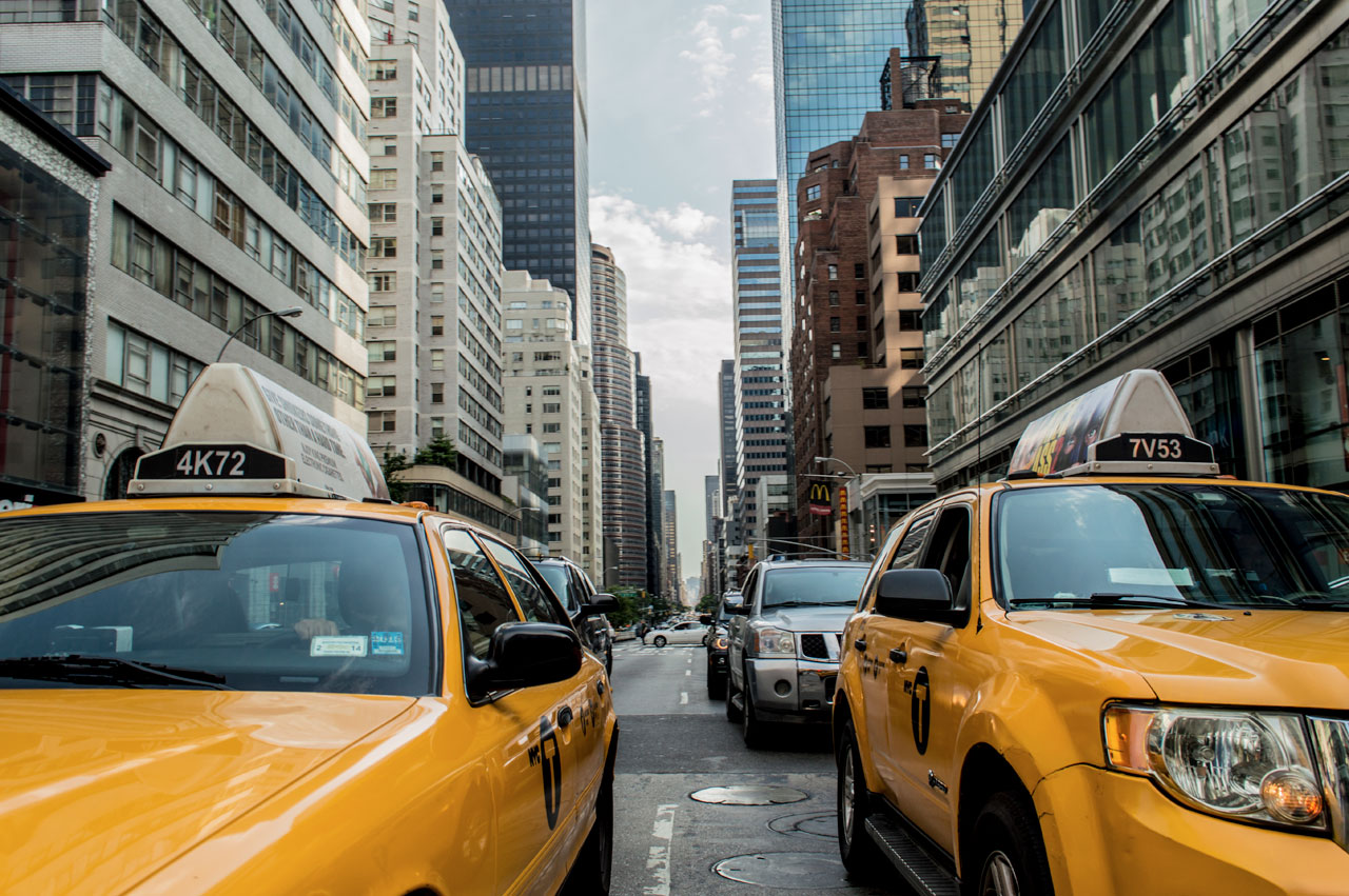 Cabs in New York City