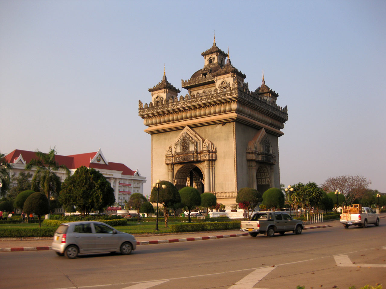 Patuxai victory monument, Vientiane, Laos