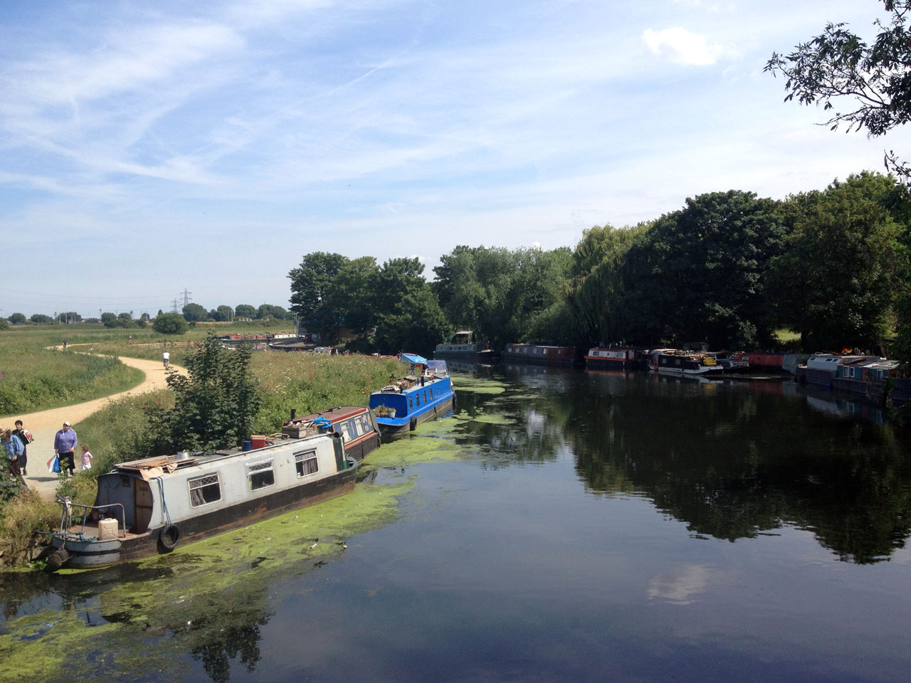 The river Lea, Capital Ring Walk, London