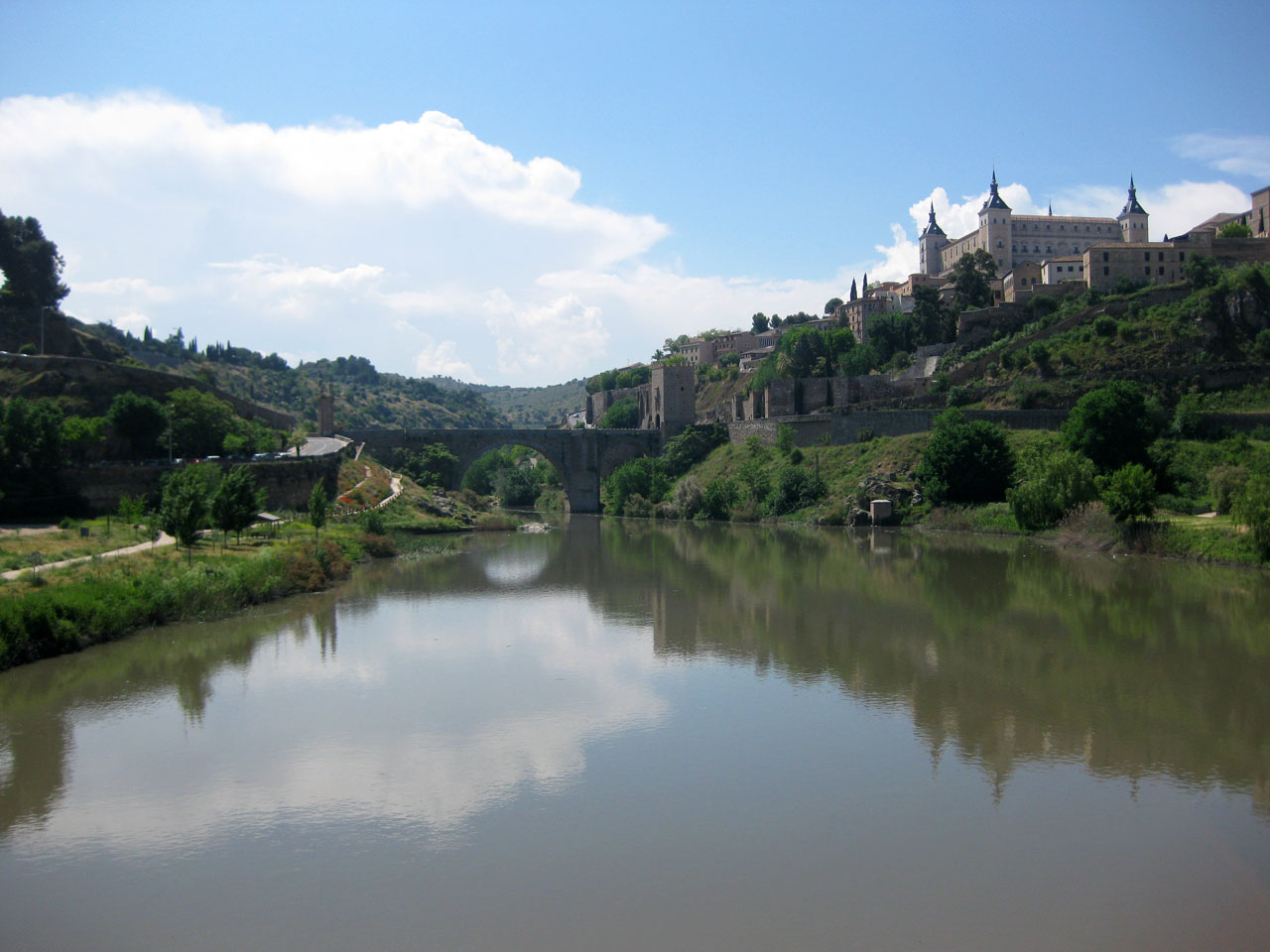 Bridge over the river Tagus, Toledo, Spain