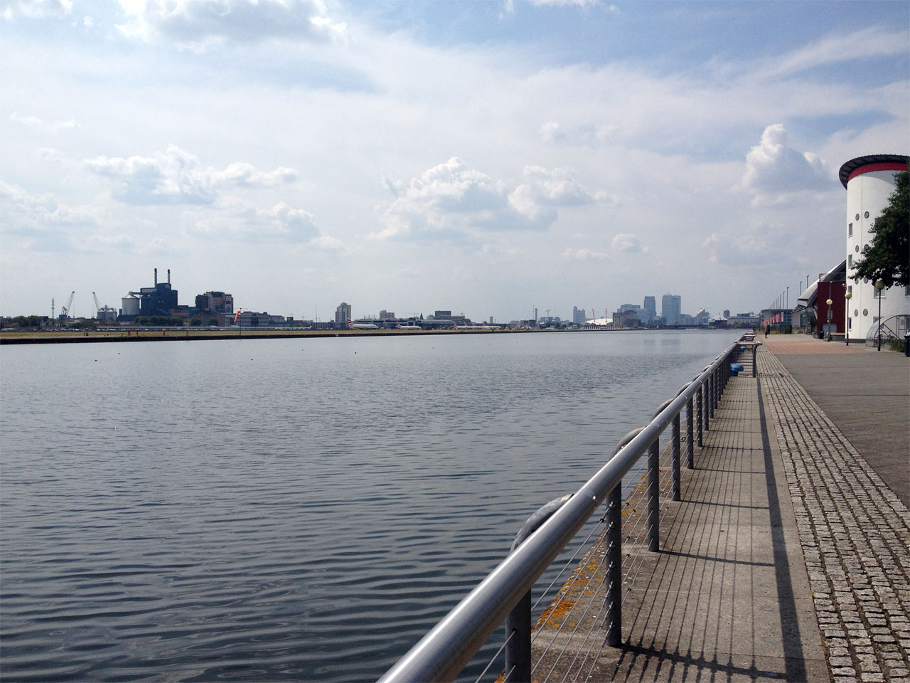 Royal Albert Dock and London City Airport