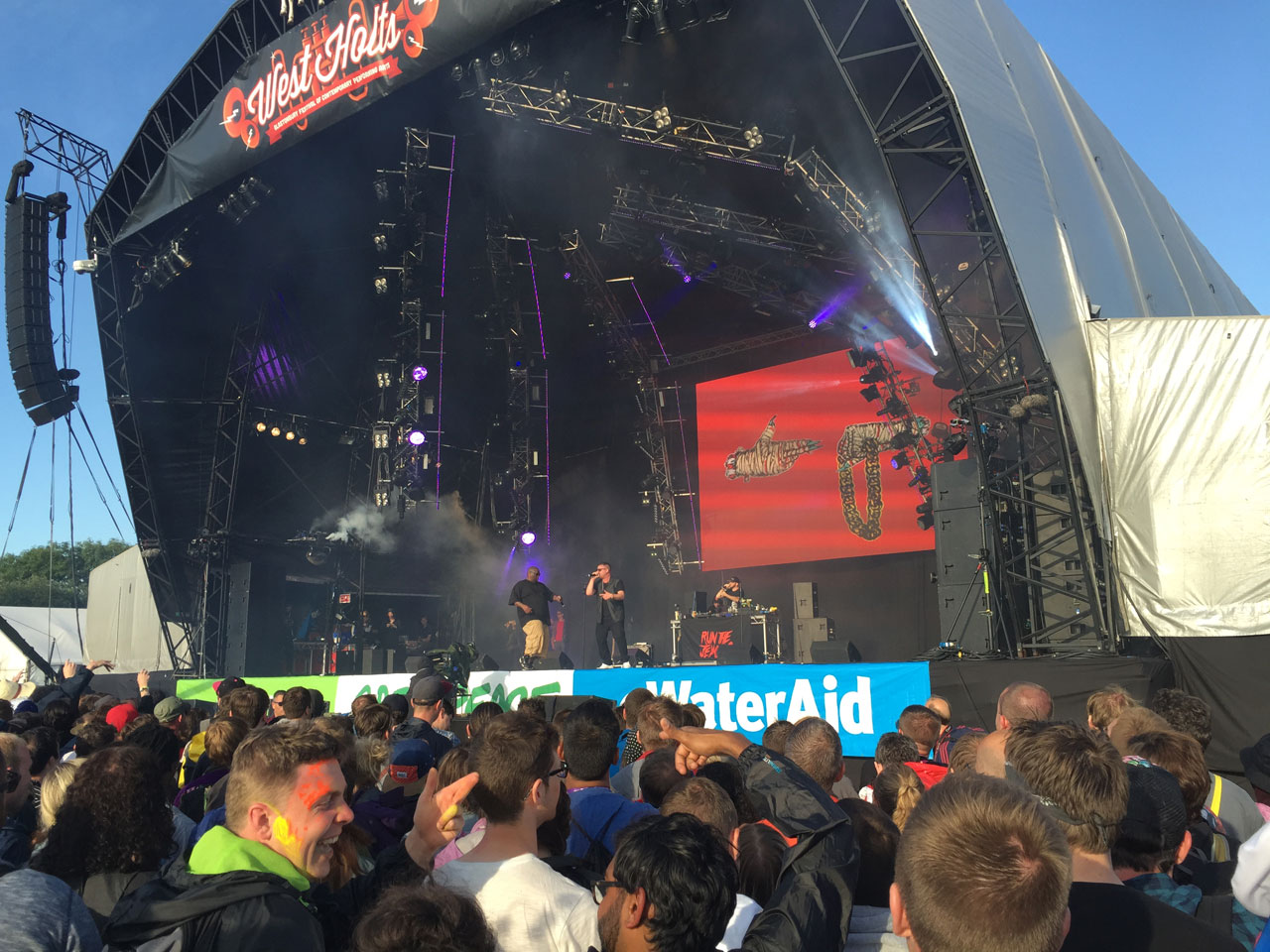 Run The Jewels on the West Holts Stage, Glastonbury 2015