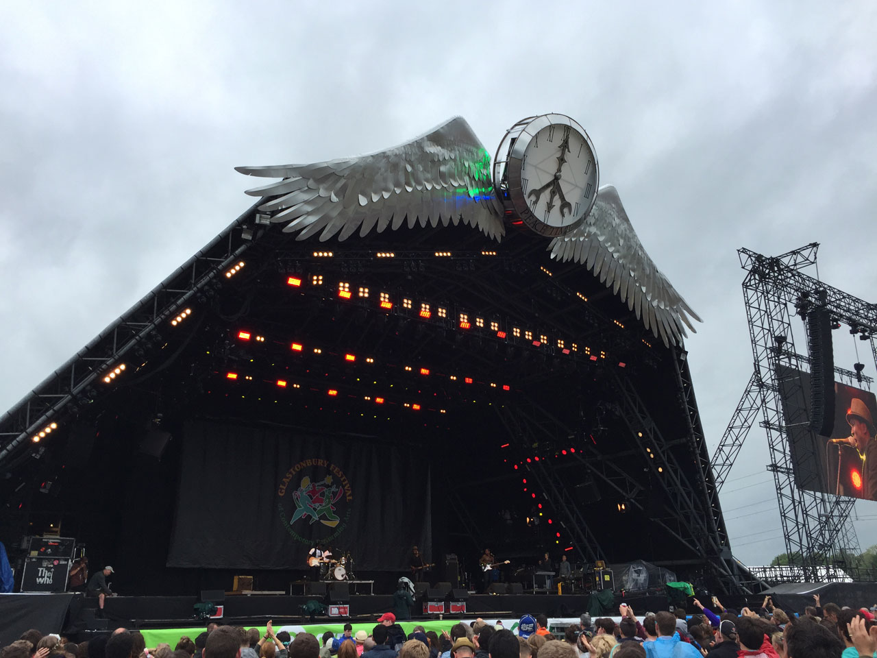 Songhoy Blues on the Pyramid Stage, Glastonbury 2015