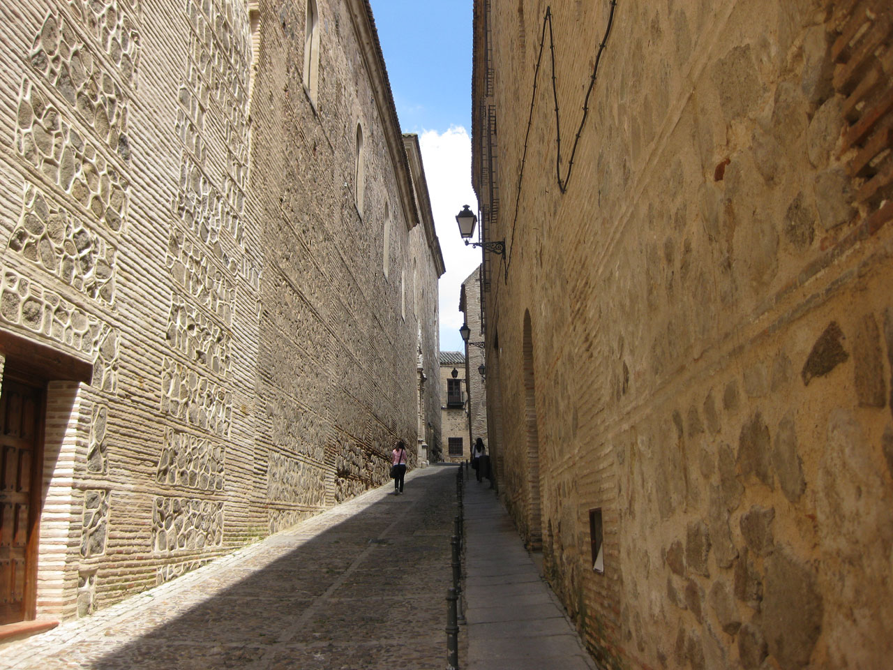 Narrow streets in Toledo, Spain