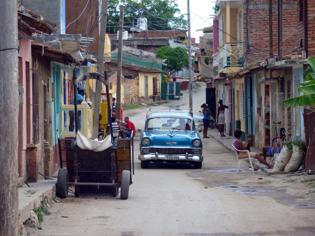 Street scene in Trinidad, Cuba