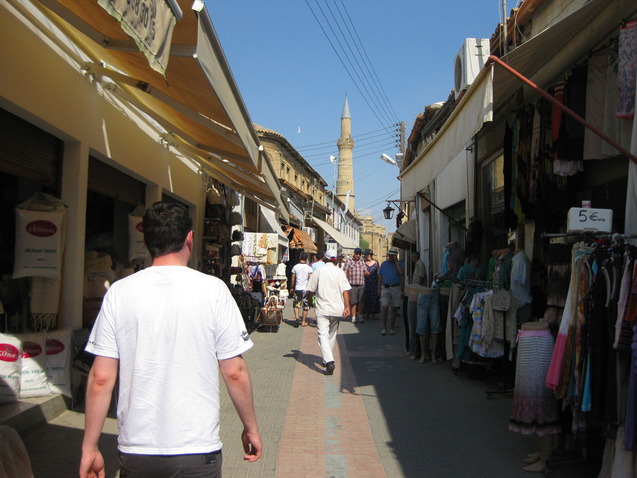 Street in north Nicosia, Cyprus