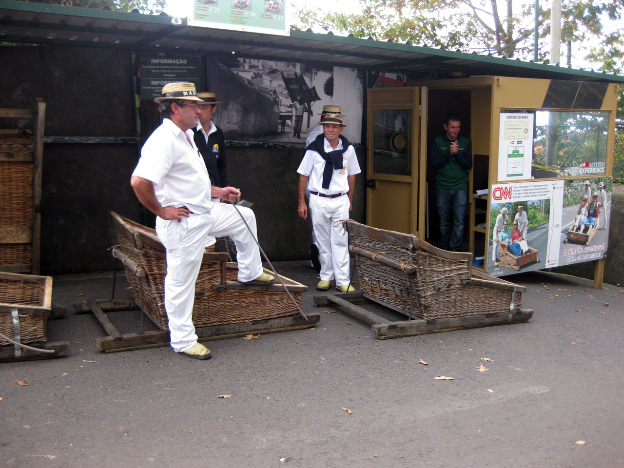 Toboggans at Monte, Madeira