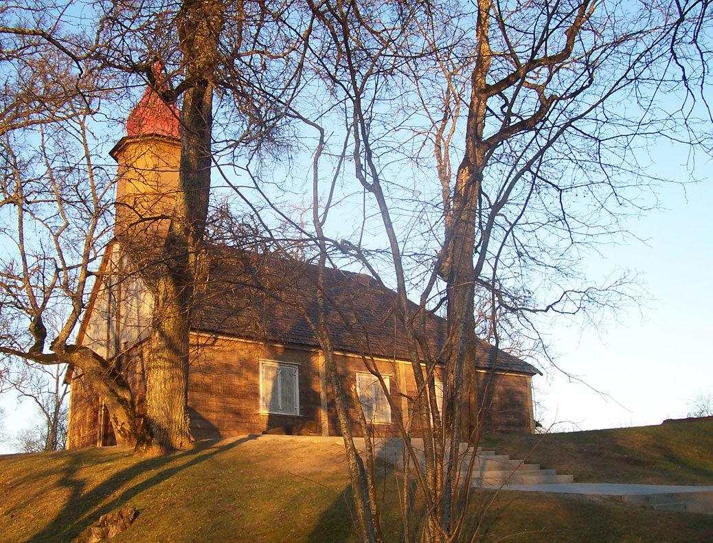 Wooden church at Turaida, Gauja National Park, Latvia