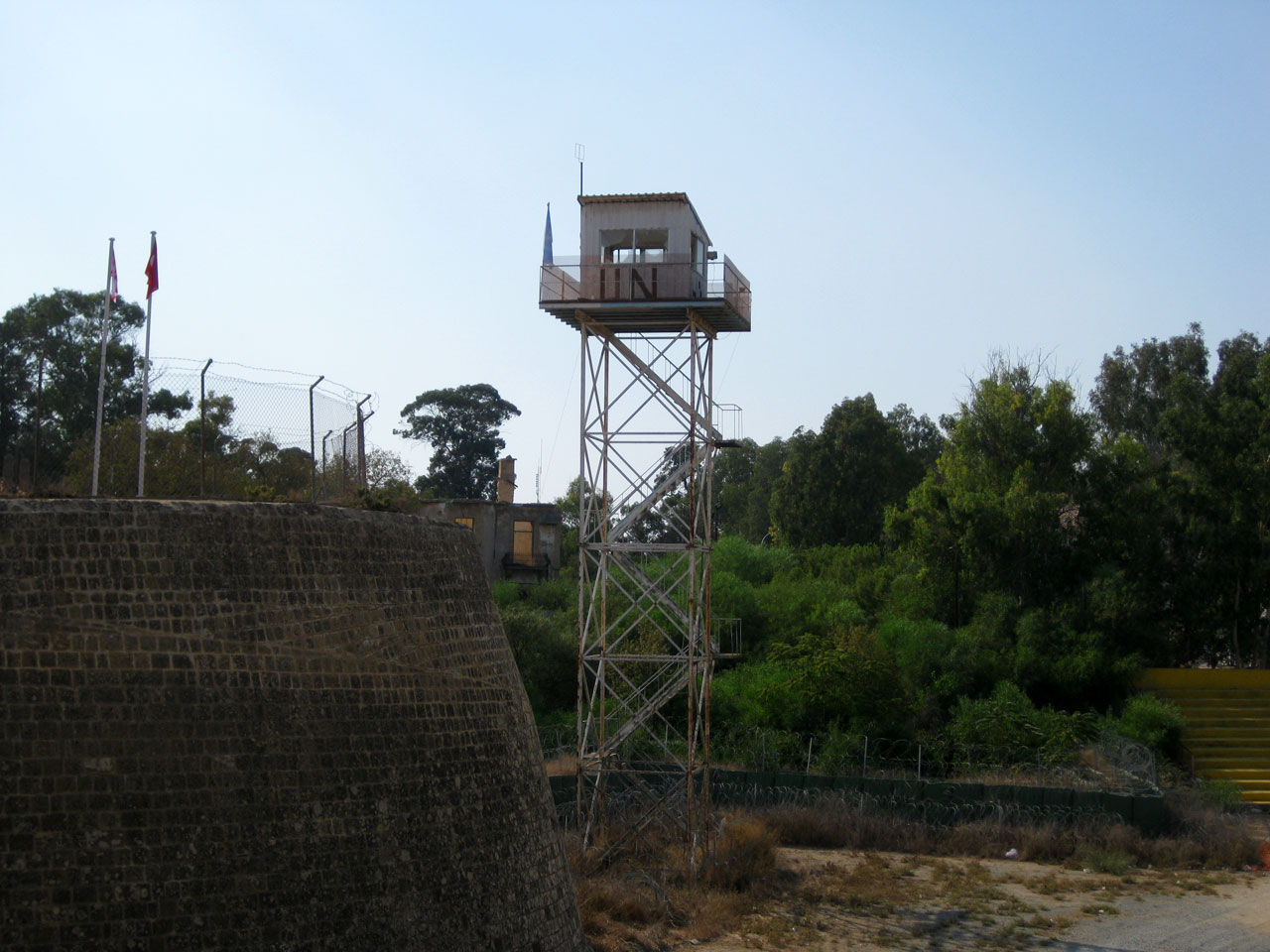 UN watchtower in Nicosia, Cyprus