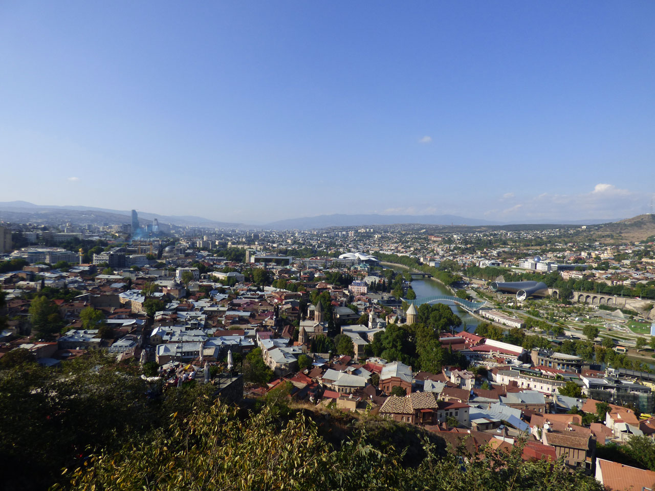 View of Tbilisi from Narikala Fortress