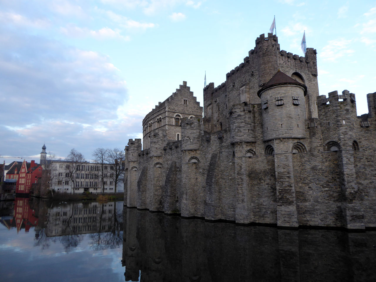 Gravensteen castle in Ghent, Belgium